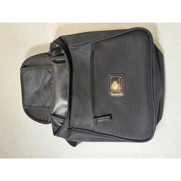 Harley Davidson Vintage Intersport Fashions Backpack Metal Logo Nylon Cloth - Picture 11 of 16